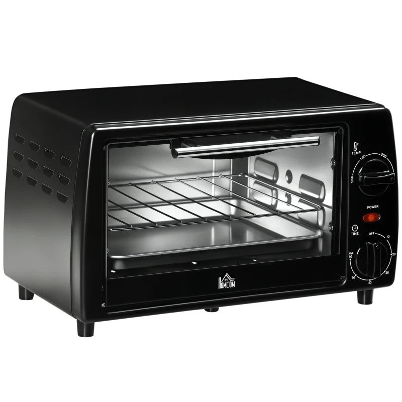 Art.OUT0105 Fornetto Elettrico 10L 750W con Temperatura Regolabile Nero