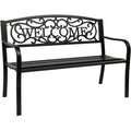 Panchina Rifugio 127x60x87 cm – Nero