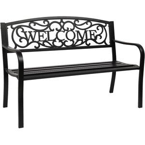 Panchina Rifugio 127x60x87 cm – Nero