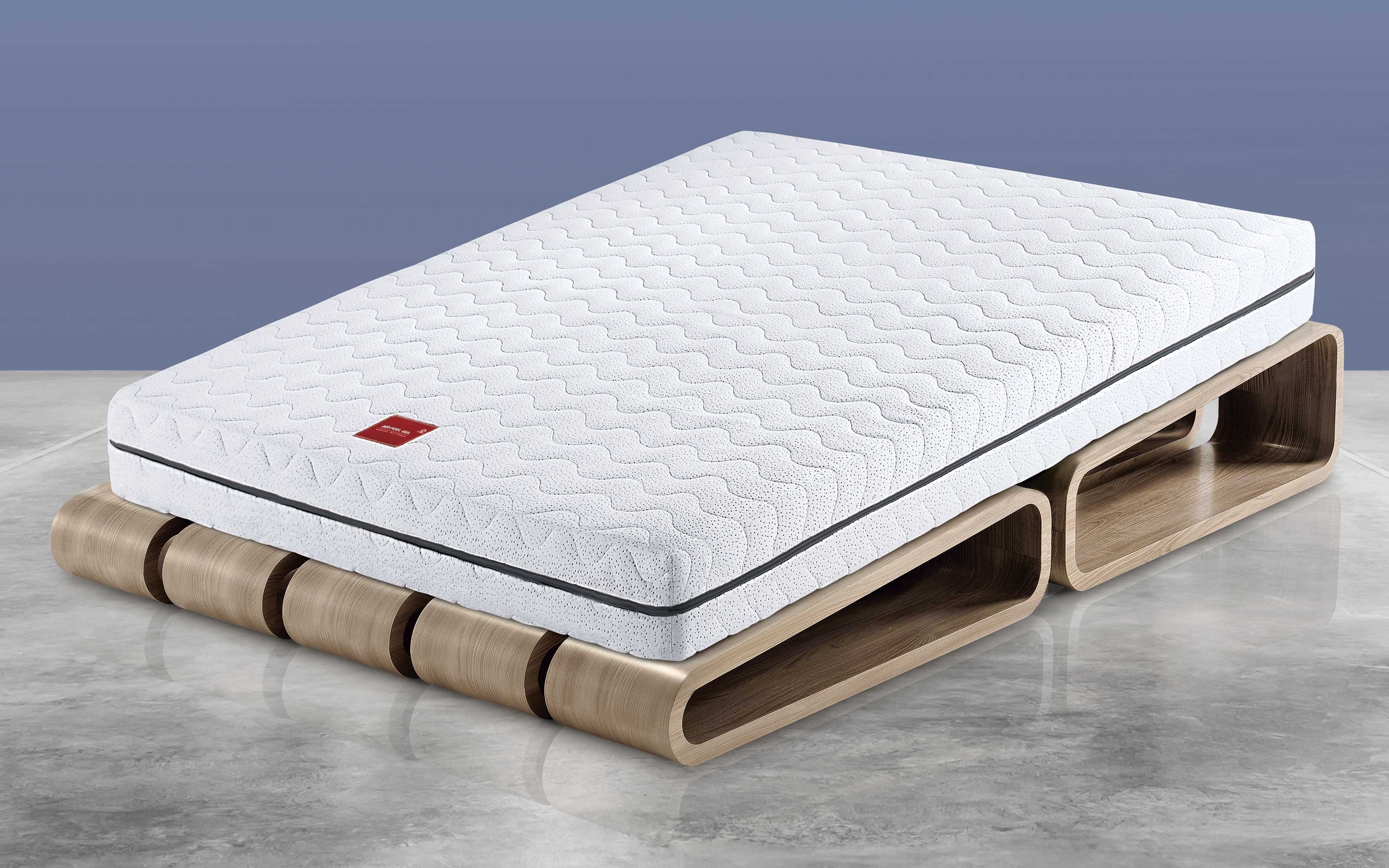 Materasso Matrimoniale Gel Memory Foam Sottovuoto 160x190x18cm