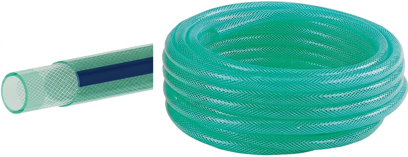 Tubo Retinato Rinforzato PVC 14x19 mm – Rotolo 15 m