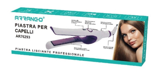 Piastra per Capelli Professionale AR76293 – Confezione 2 Pezzi (1+1 Omaggio)