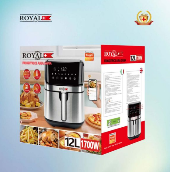Friggitrice ad Aria Smart Intelligente 12 Litri 1700W