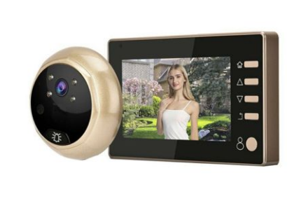 Spioncino Porta 4,3 Pollici - Campanello Elettronico con Schermo Integrato
