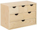 Art. cap9355 Cassettiera Mini in Legno 6 Cassetti 40x20x28h cm