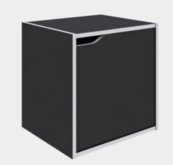 Cubo Contenitore Grigio Ardesia 35x29x35h cm