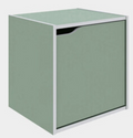 Cubo con Anta Verde Salvia 35x29,2x35h cm