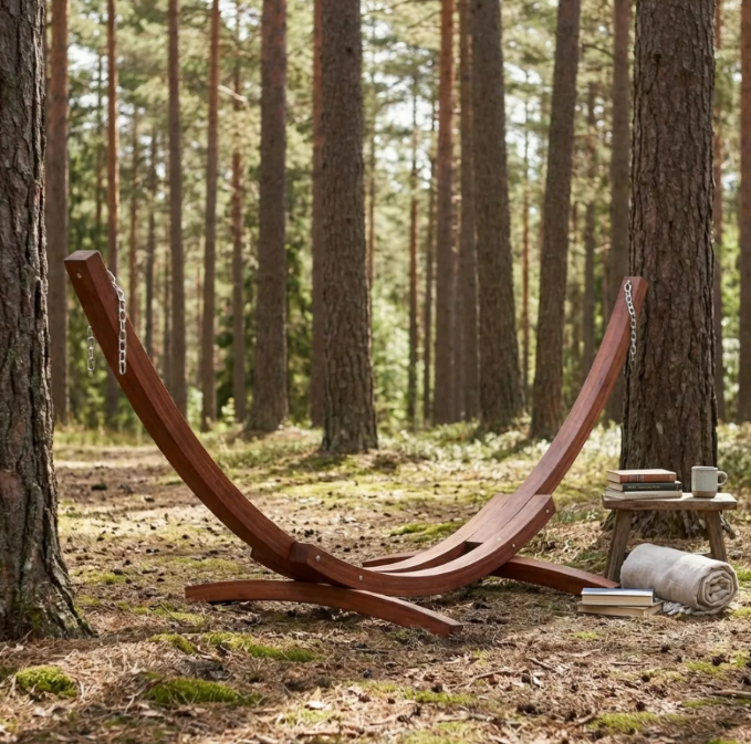 Art. CAP 14390 Telaio in Legno di Larice per Amaca 1 Posto