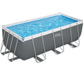Piscina Rettangolare Bestway Power Steel 412 x 201 x 122 cm con Accessori – Fuori Terra
