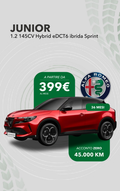 Alfa Romeo Junior 1.2 145 CV Hybrid eDCT6 Ibrida Sprint – Noleggio a Lungo Termine