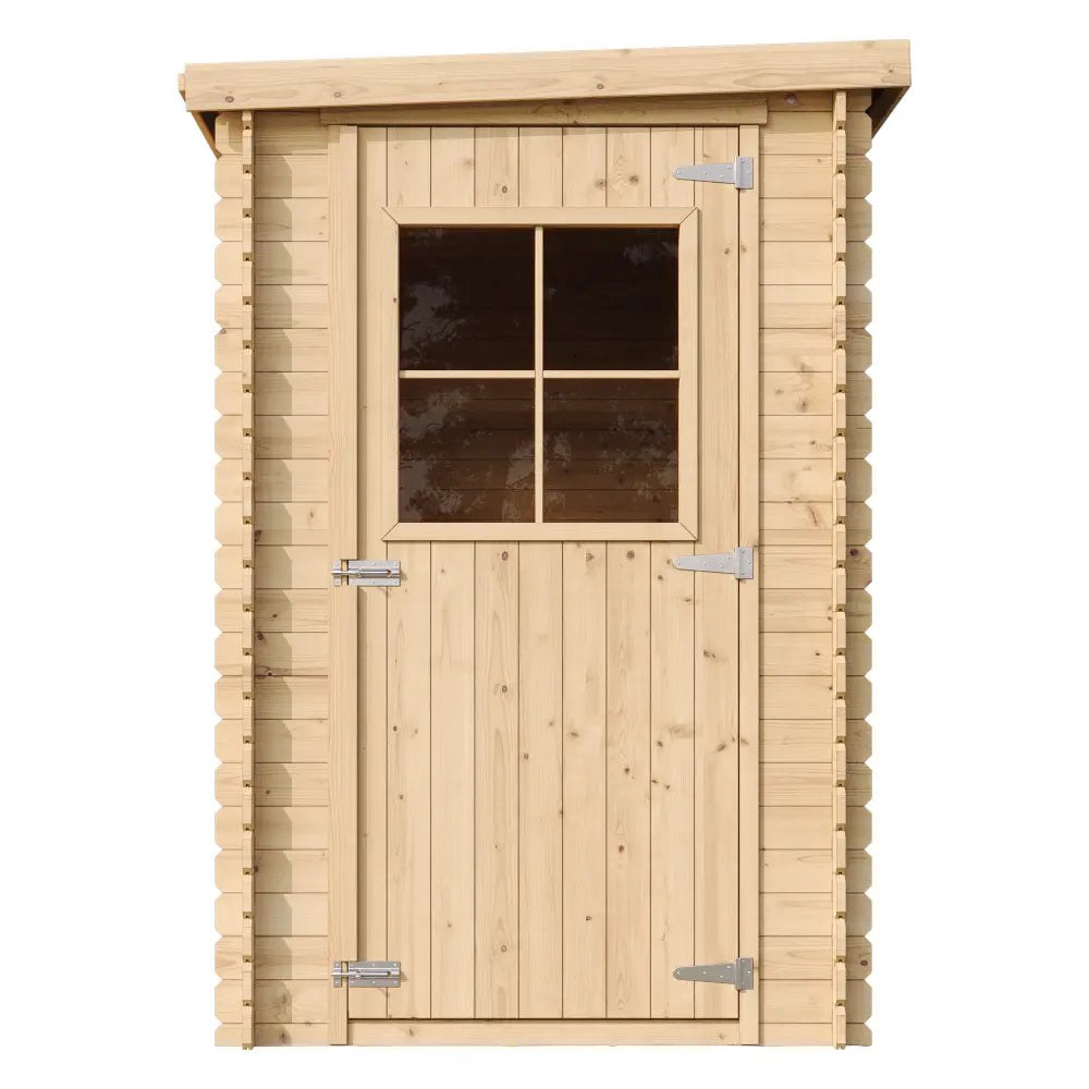 Casetta da giardino in legno CON PAVIMENTO – 130 x 235 cm – 3 m2