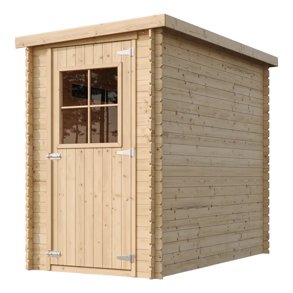 Casetta da giardino in legno CON PAVIMENTO – 130 x 235 cm – 3 m2
