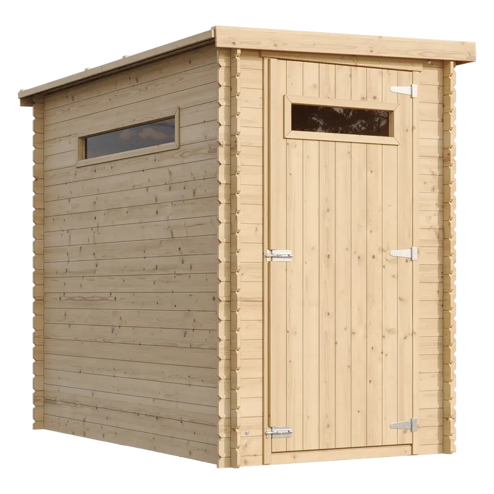 Casetta da Giardino in Legno con Pavimento 130x235 cm 3 m²