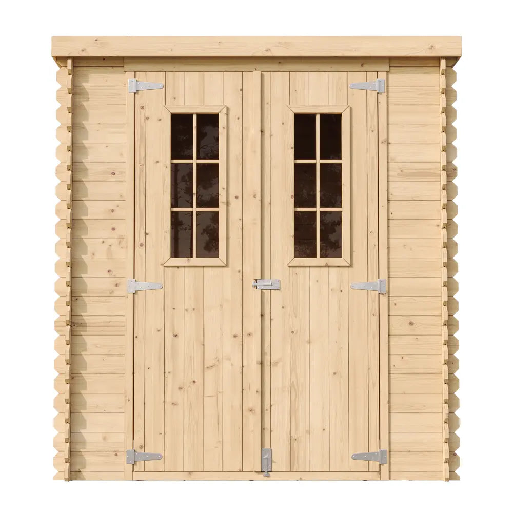 Casetta Da Giardino In Legno Con Pavimento 200x200 Cm 4 Mq Blockhouse