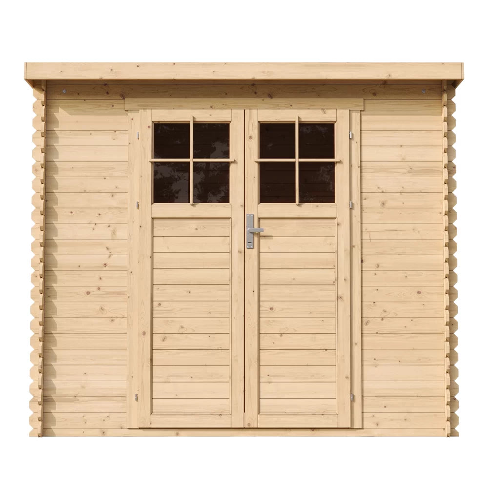 Casetta da giardino in legno CON PAVIMENTO – 235 x 130 cm – 3 m2