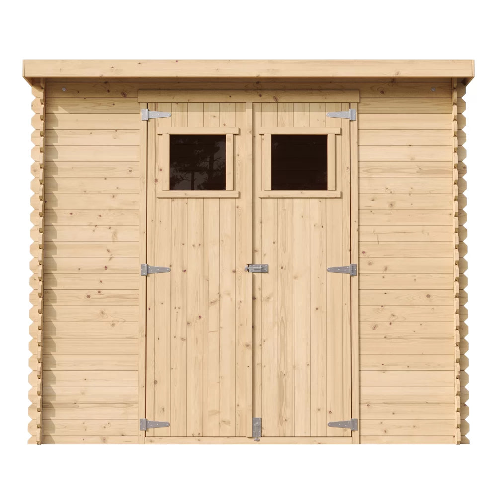 Casetta da giardino in legno CON PAVIMENTO – 235 x 130 cm – 3 m2