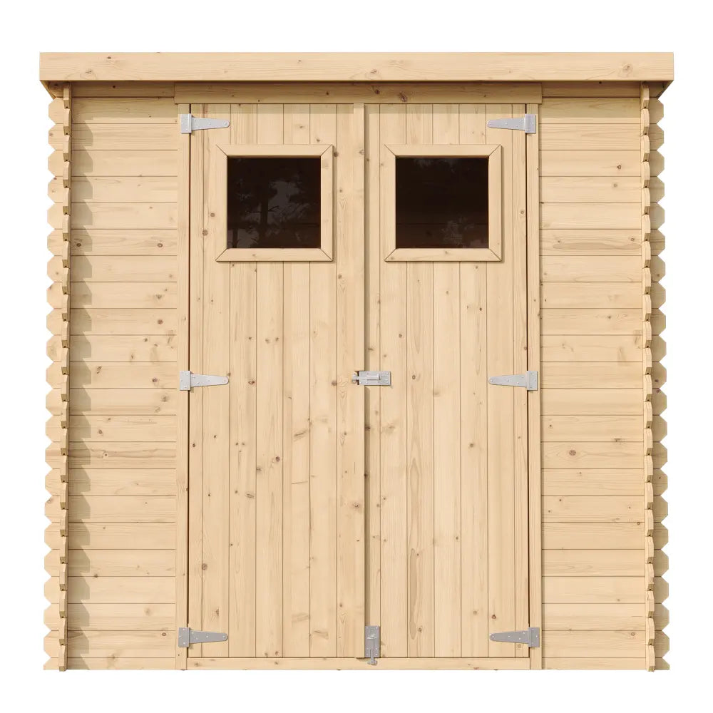 Casetta da Giardino in Legno Blockhouse con Pavimento 200x130 cm 2 m²