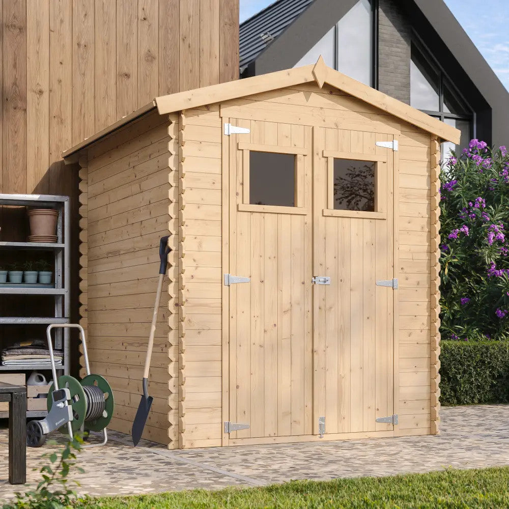 Casetta da Giardino in Legno con Pavimento 180x180 cm 3 m²