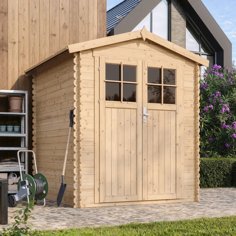 Casetta da Giardino in Legno Senza Pavimento 180x180 cm 3 m²