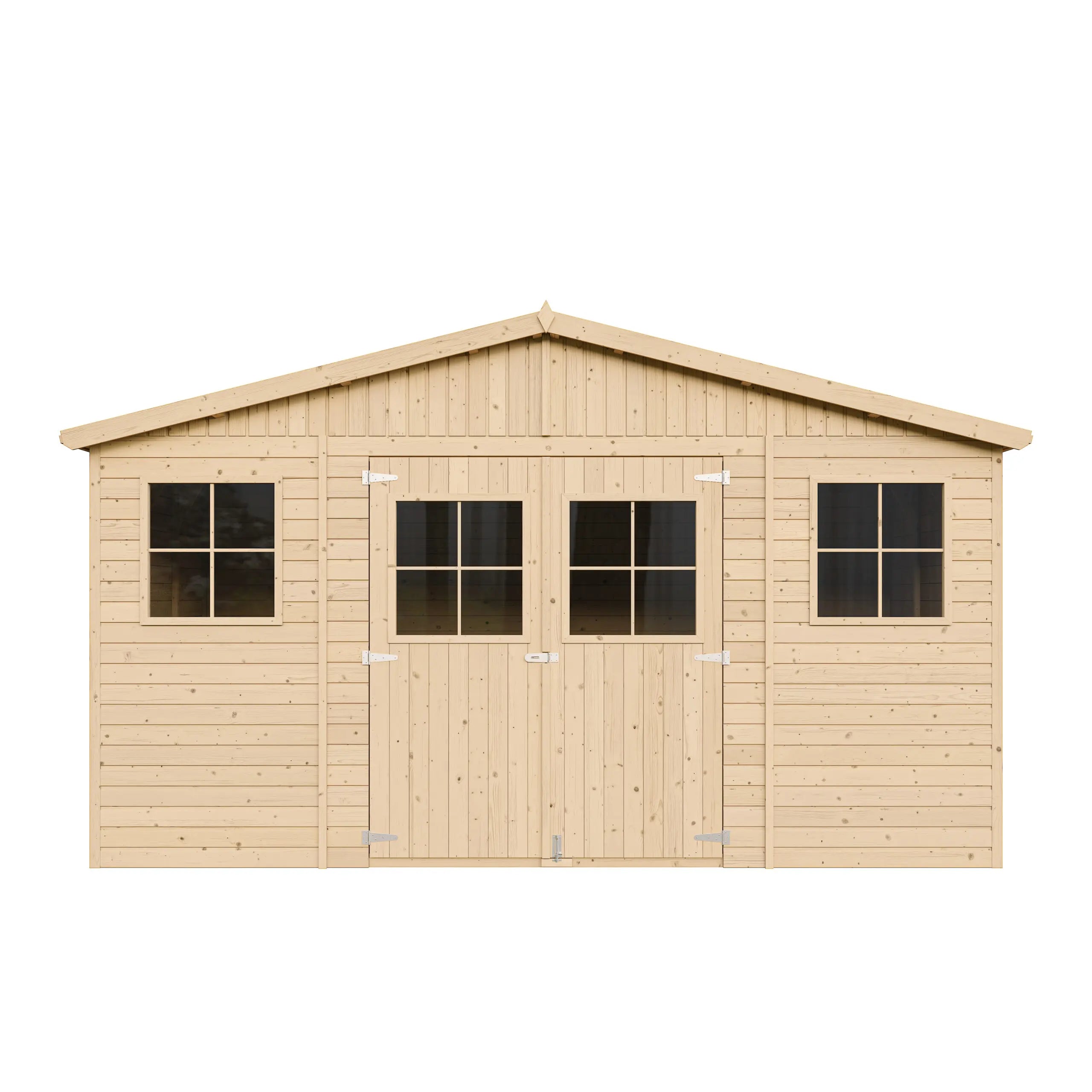 Casetta da giardino in legno SENZA PAVIMENTO – 401 x 297 cm – 12 m2
