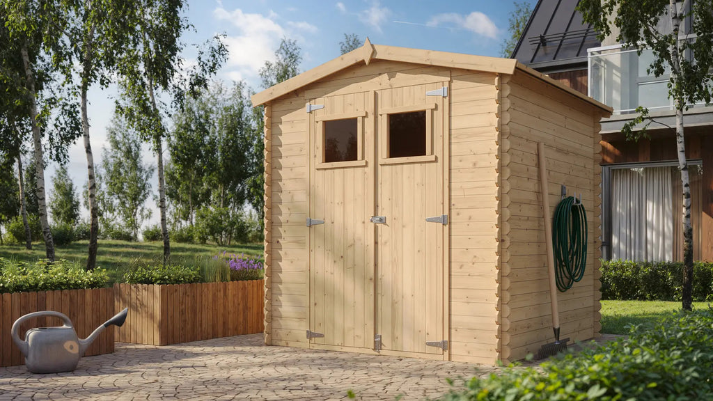 Casetta da Giardino in Legno con Pavimento 200x200 cm 4 m²
