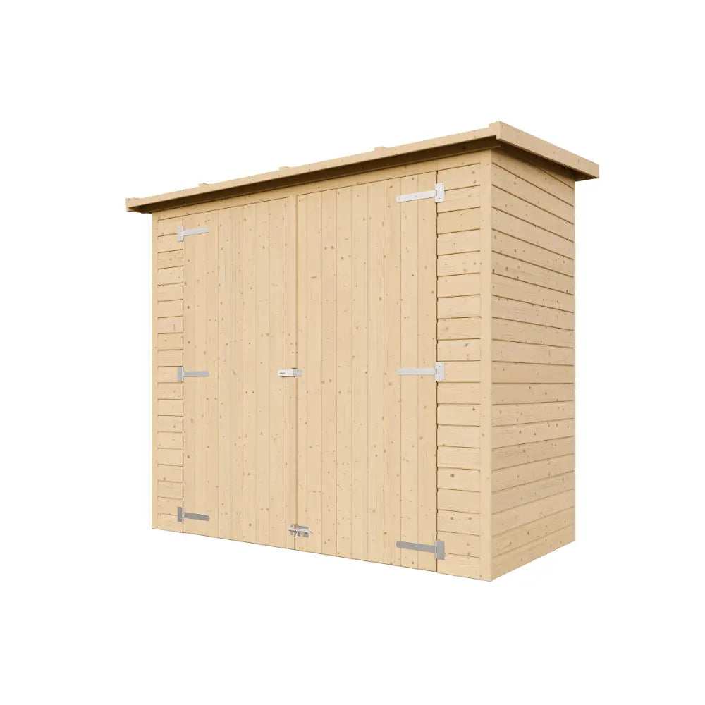 Casetta da Giardino in Legno 205x101 cm 2 m² Senza Pavimento