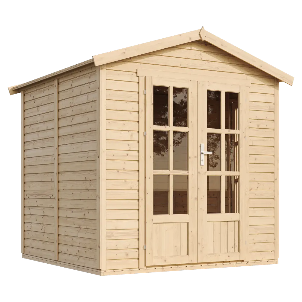 Casetta da giardino ricreativa – 205 x 199 cm – 4 m2- SENZA PIASTRELLE