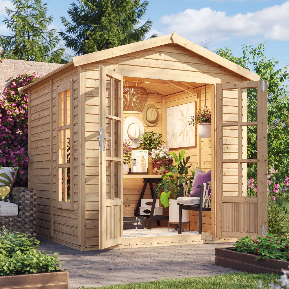 Casetta da giardino ricreativa – 205 x 199 cm – 4 m2- SENZA PIASTRELLE