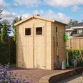 Casetta da giardino in legno SENZA PAVIMENTO – 130 x 180 cm – 2 m2