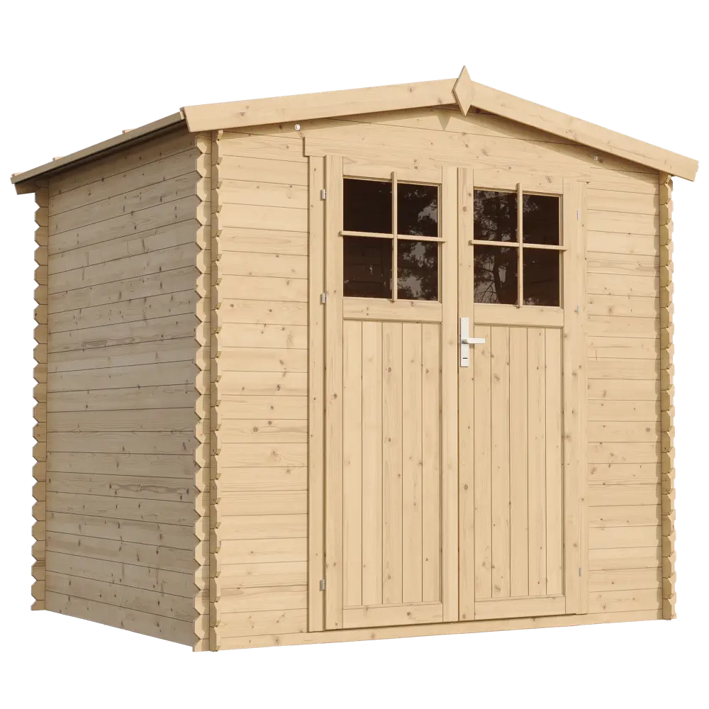 Casetta da giardino in legno SENZA PAVIMENTO – 220 x 220 cm – 4 m2