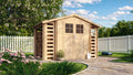 Casetta da Giardino in Legno M391F Con Pavimento 312x200 cm 6m²
