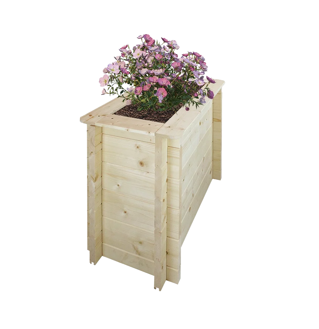 Fioriera in Legno 38x78xH57cm Timbela M612