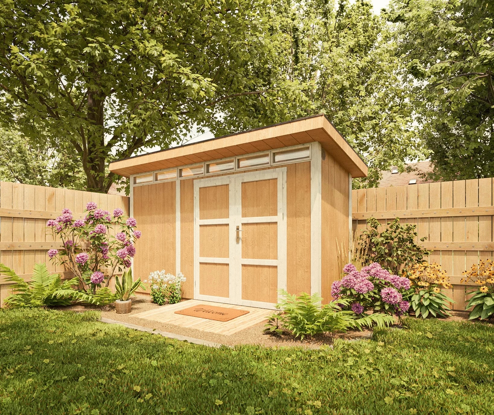 Casetta da Giardino LP SmartSide Slim 118x368xH239 cm 4 m² con Guaina