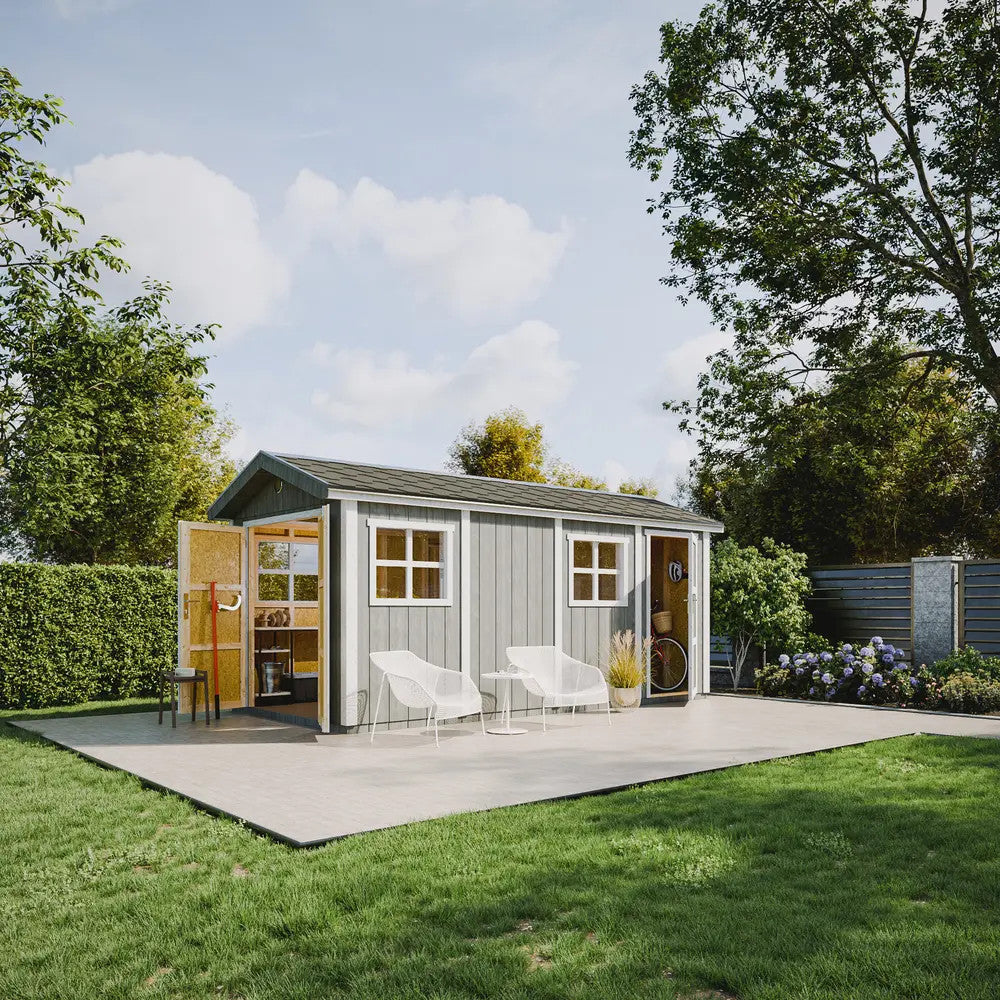 Casetta da Giardino in Pannelli LP SmartSide Timbela M915C 236x486 cm 11 m²