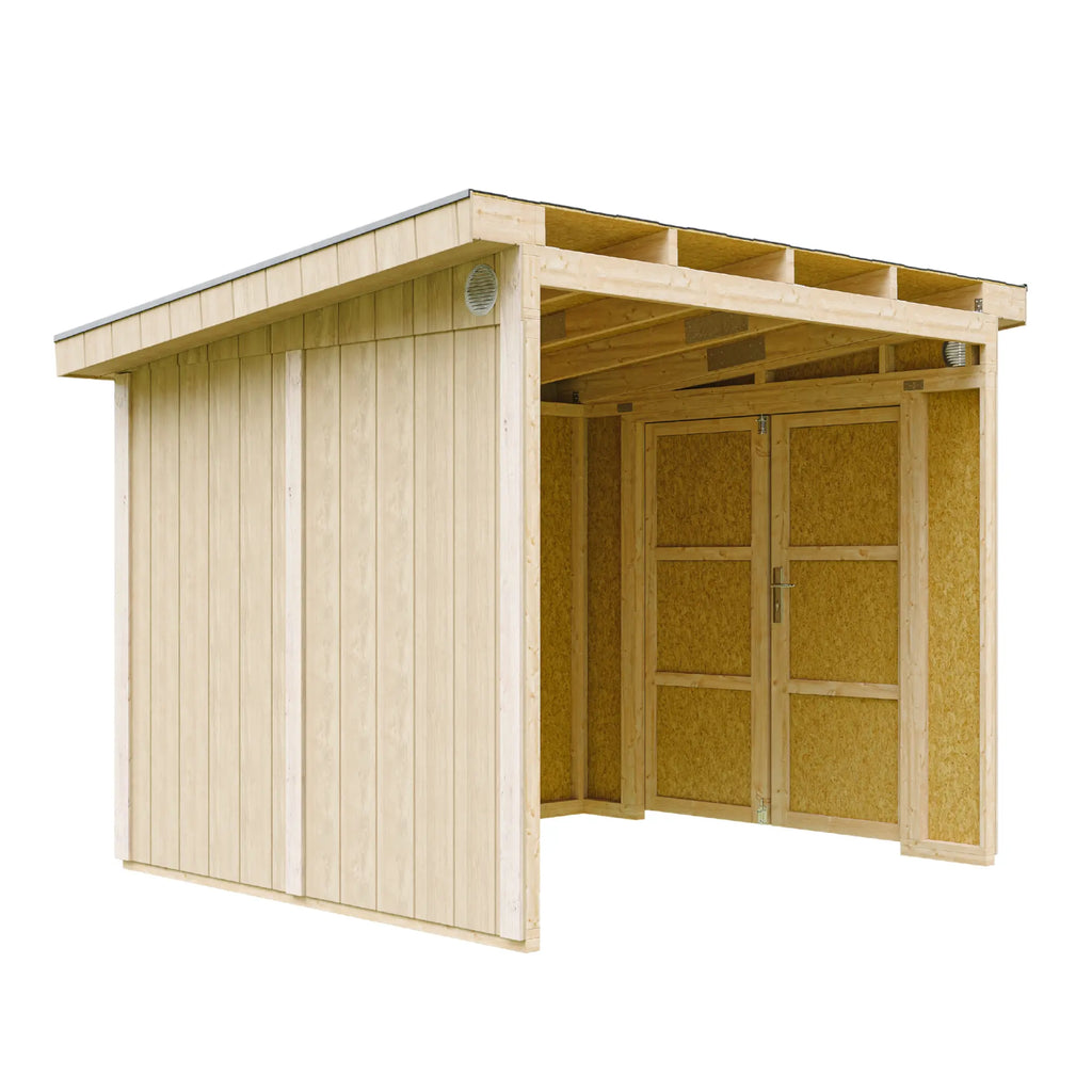 Casetta da Giardino in Pannelli LP SmartSide 236x250xH237 cm 6 m²