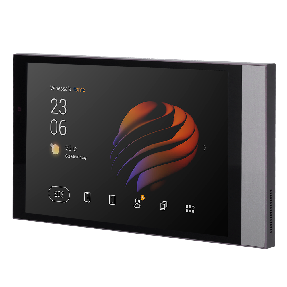 Monitor Android 10.0 per Domotica Akuvox Akubela AK-PG71N-KNX-EU – Display 8" | KNX ZigBee WiFi SIP | 2 Relè