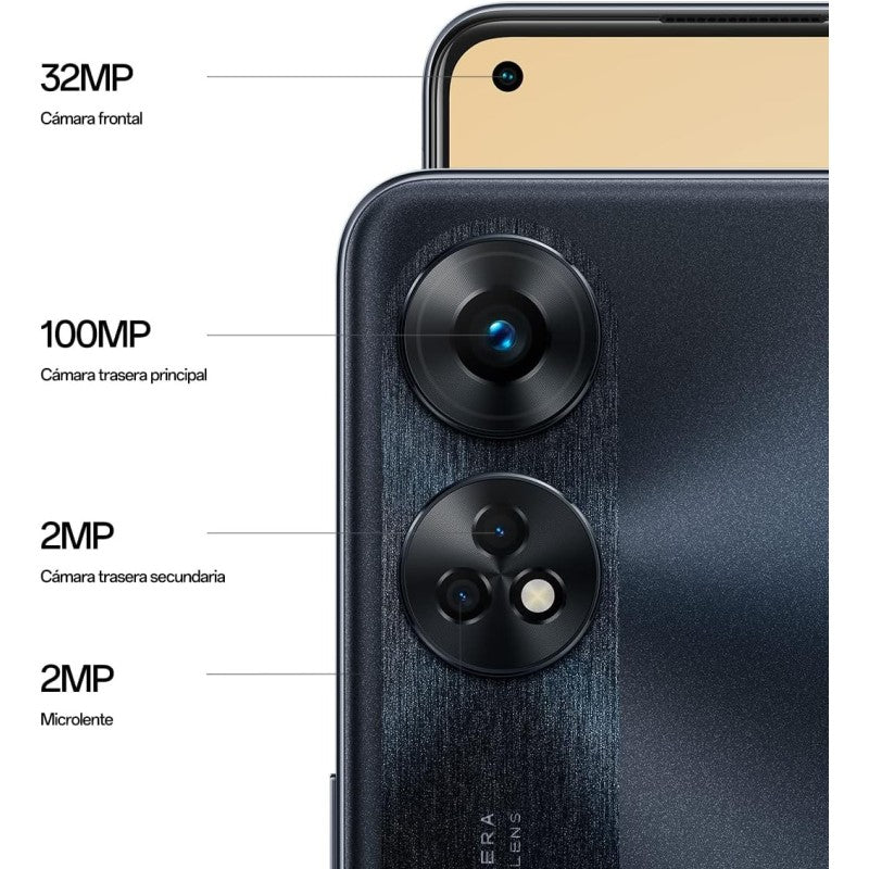 OPPO Reno 8T 4G 8GB/128GB Italia Black