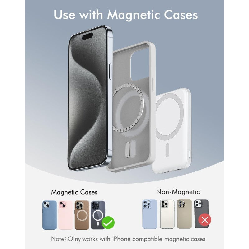 Power Bank MagSafe 5000mAh Bianco