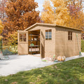 Casetta da giardino in legno CON PAVIMENTO – 303 x 297 cm – 9 m2