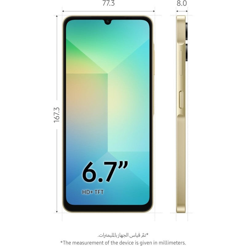 Samsung Galaxy A06 6GB 128GB 4G Global Gold