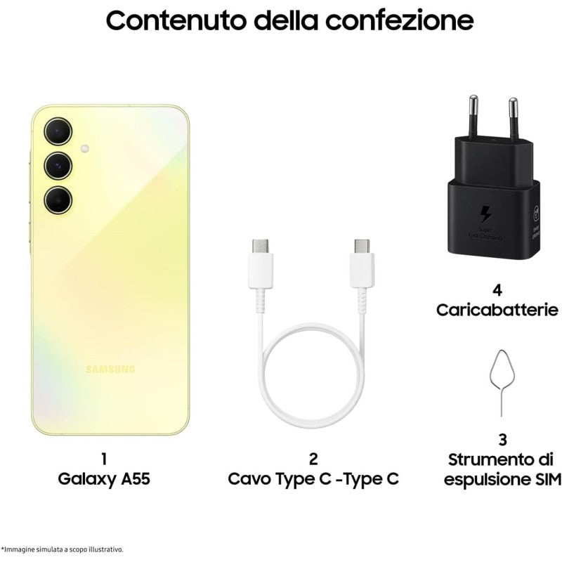 Samsung Galaxy A55 5G 8GB 256GB Lemon