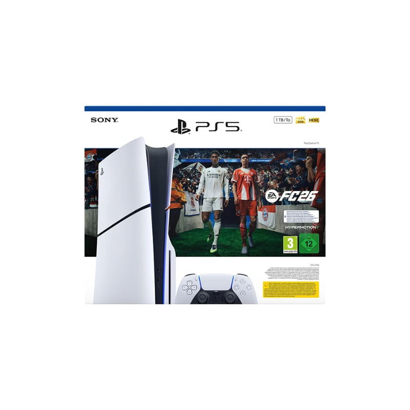 Sony PlayStation 5 Slim 1TB Disc Edition + EA Sports FC 26