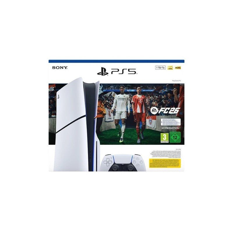 Sony PlayStation 5 Slim 1TB Disc Edition + EA Sports FC 26 Bundle