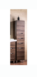 Colonna Antonella 2 Ante 2 Cassetti 160 cm Noce