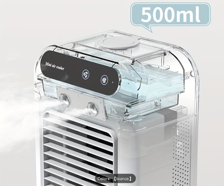 Portatile con Batteria al Litio Mini Raffreddatore d'Aria Silenzioso