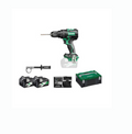 HiKOKI DV36DC Trapano Avvitatore Percussione Multi-Volt 36V Brushless 155Nm RFC Giroscopico