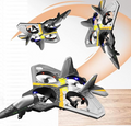 Goolsky Aereo RC 2.4GHz 6CH EPP Gravity Sensing Stunt Roll LED Argento