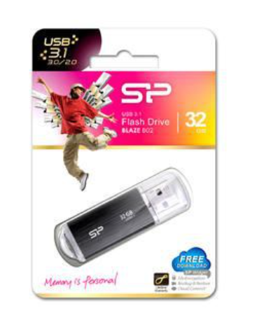 Silicon Power Ultima U02 32GB USB 2.0 Chiavetta USB Nera