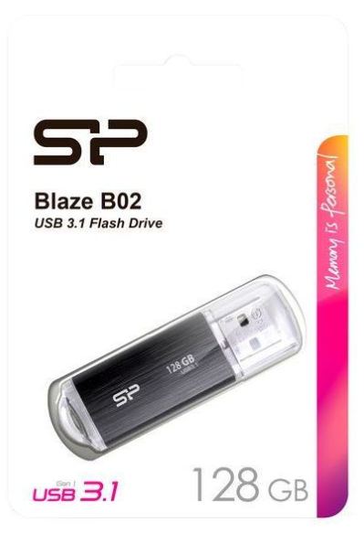 Silicon Power Ultima U02 128GB USB 2.0 Chiavetta USB Nera
