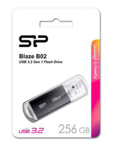 Silicon Power Blaze B02 256GB USB 3.2 Gen 1 Chiavetta USB Nera
